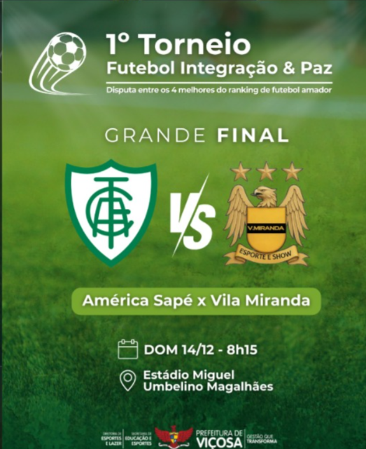 Torneio Integração & Paz define finalistas em Viçosa