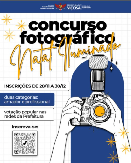 PMV abre inscrições para concurso fotográfico “Natal Iluminado 2025”