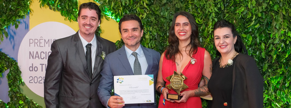 Observatório do Turismo de Minas Gerais conquista 1º lugar no Prêmio Nacional do Turismo 2025