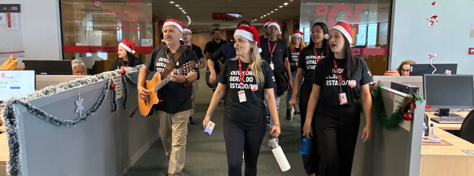 Ouvidoria-Geral do Estado realiza ação especial de Natal na Cidade Administrativa