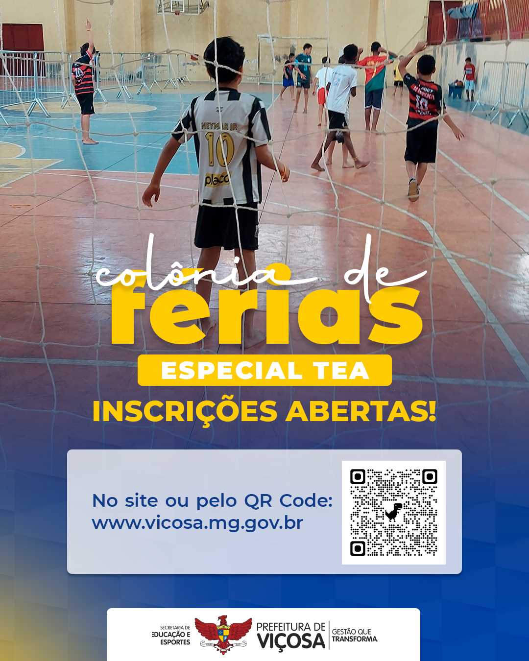 Colônia de Férias especial TEA abre inscrições para atividades inclusivas em janeiro