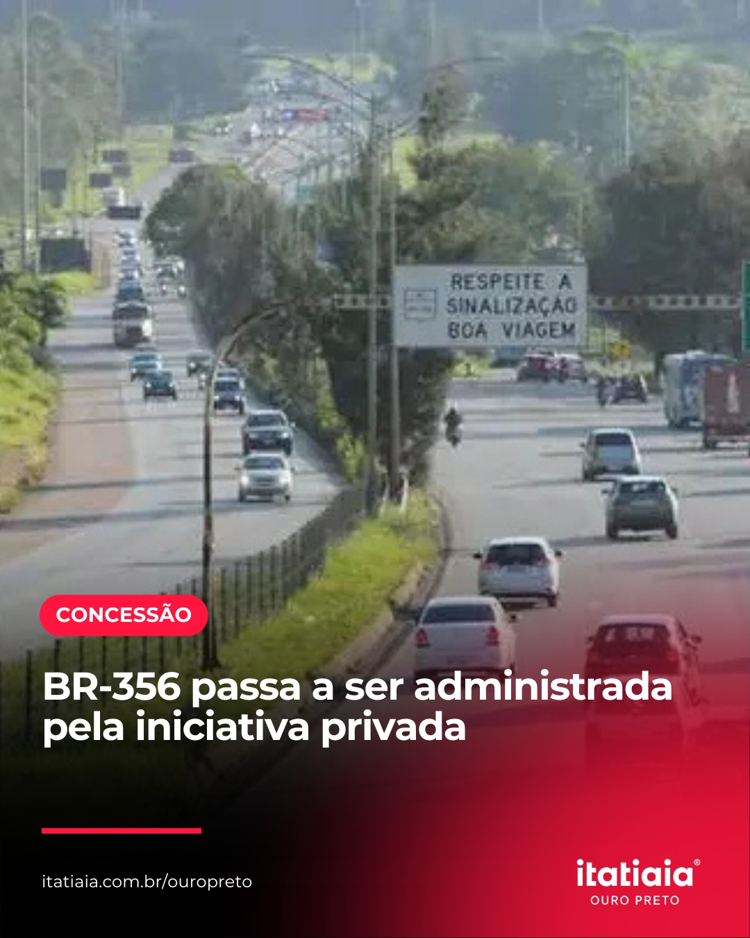 Concessão da BR-356 fortalece a integração e a mobilidade na Zona da Mata