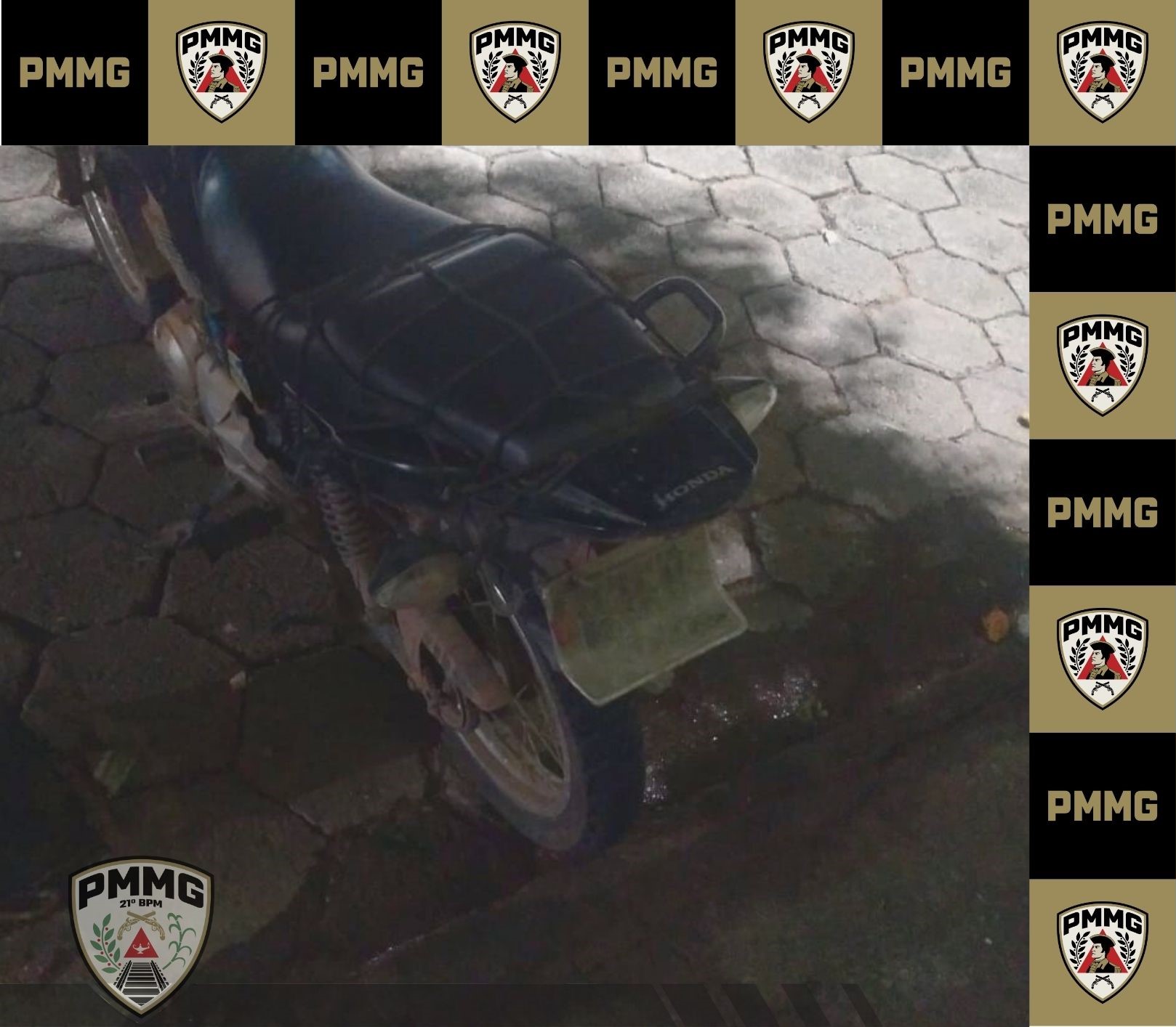 Polícia Militar registra roubo de motocicleta na MGC-120, em Ubá