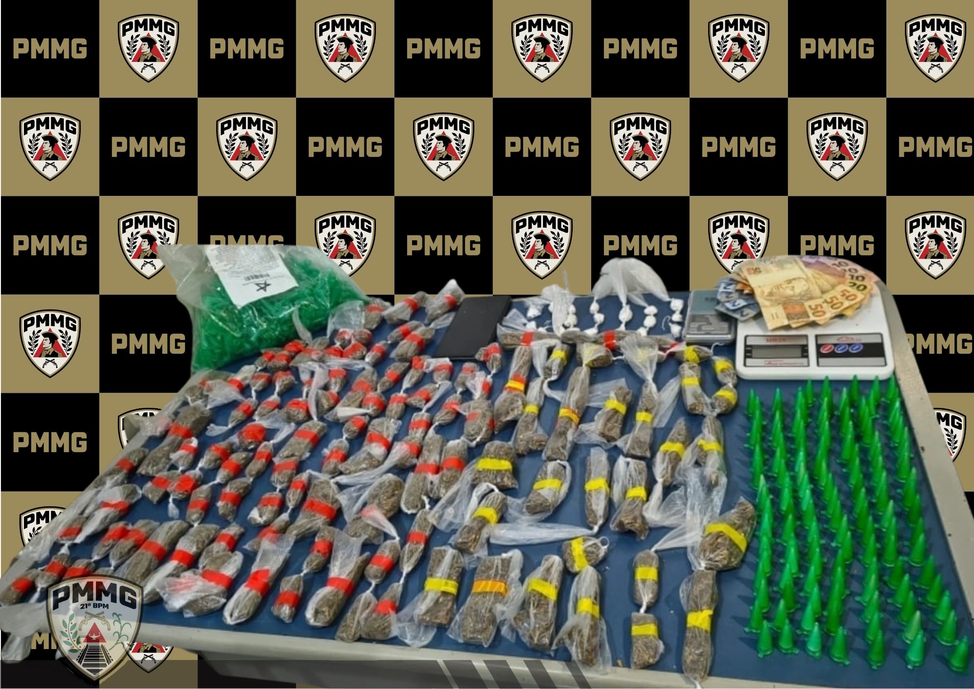 Polícia Militar prende homem por tráfico de drogas em Divinésia após denúncias anônimas