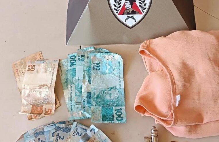 PM prende suspeita de roubo durante diligências em Viçosa