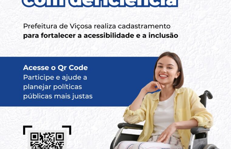 PMV abre cadastro de pessoas com deficiência para orientar políticas públicas