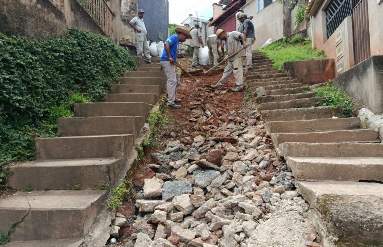 Prefeitura executa obras de recuperação e drenagem em bairros de Viçosa