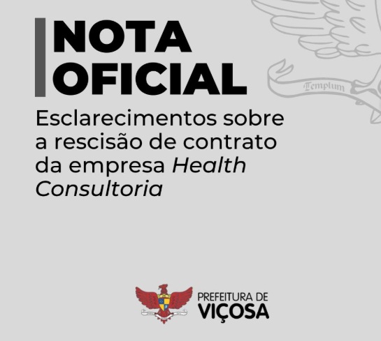 Prefeitura de Viçosa se pronuncia após Health Consultoria deixar a gestão dos hospitais
