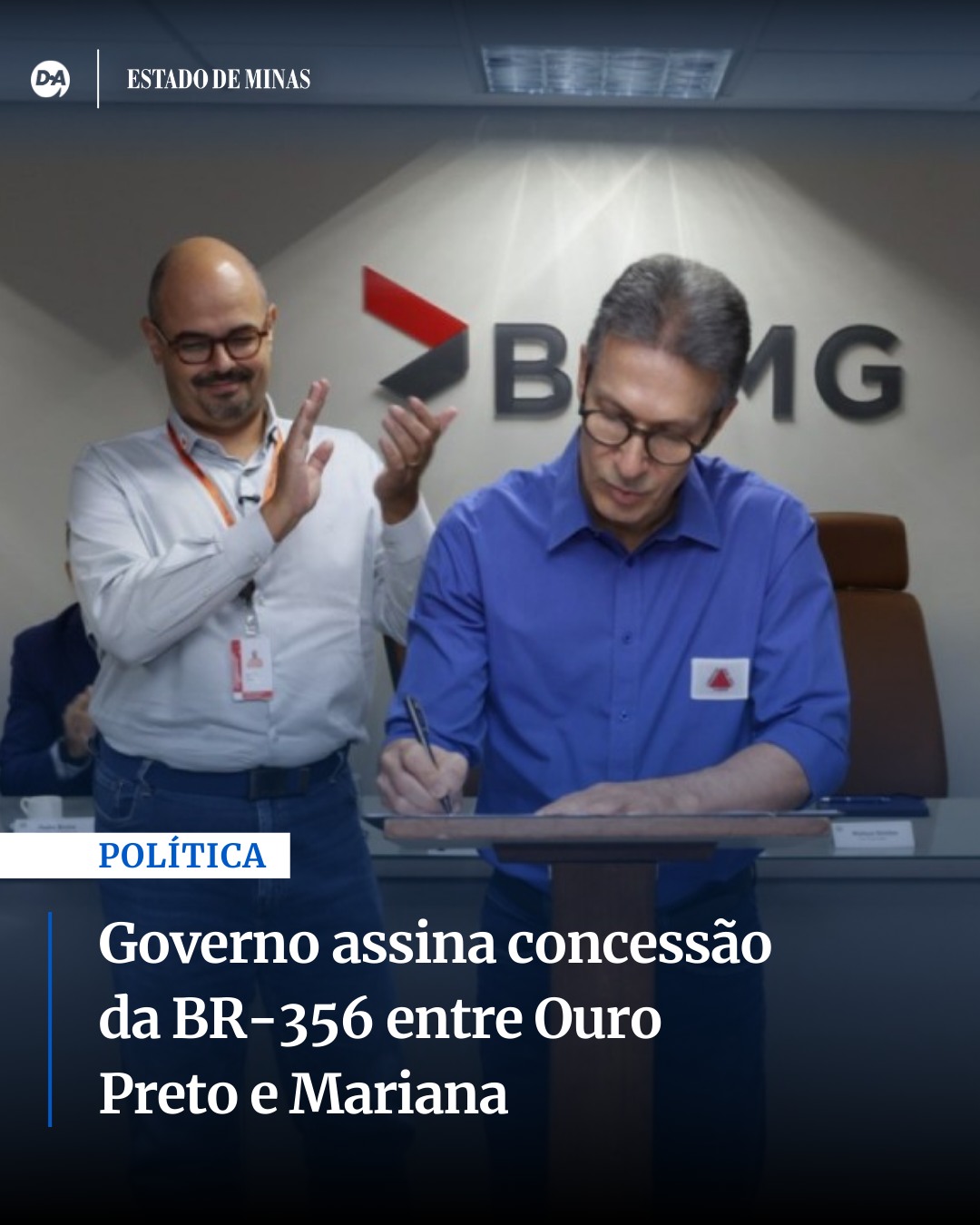 BR-356 passa a ter gestão concedida entre Ouro Preto e Mariana