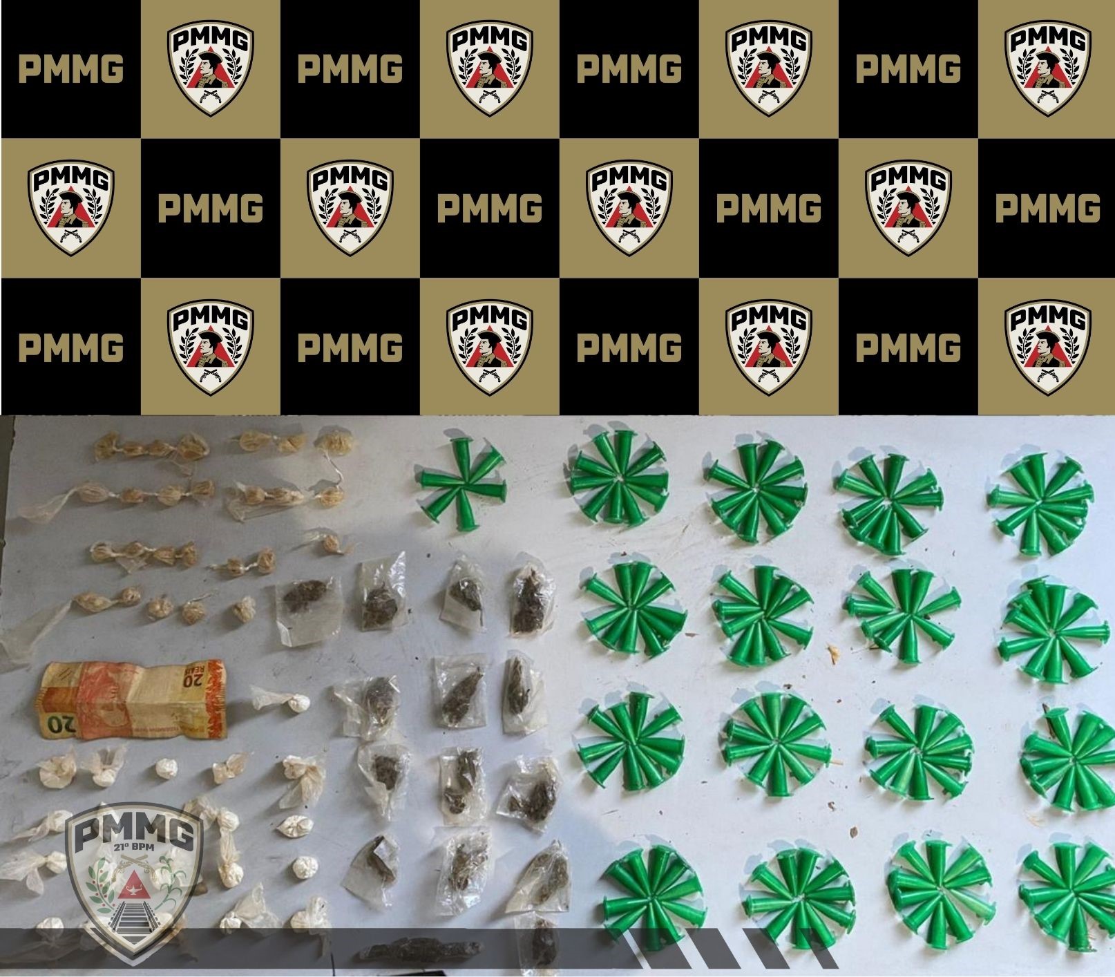 Homem é preso com 166 porções de cocaína no bairro Talma, em Ubá