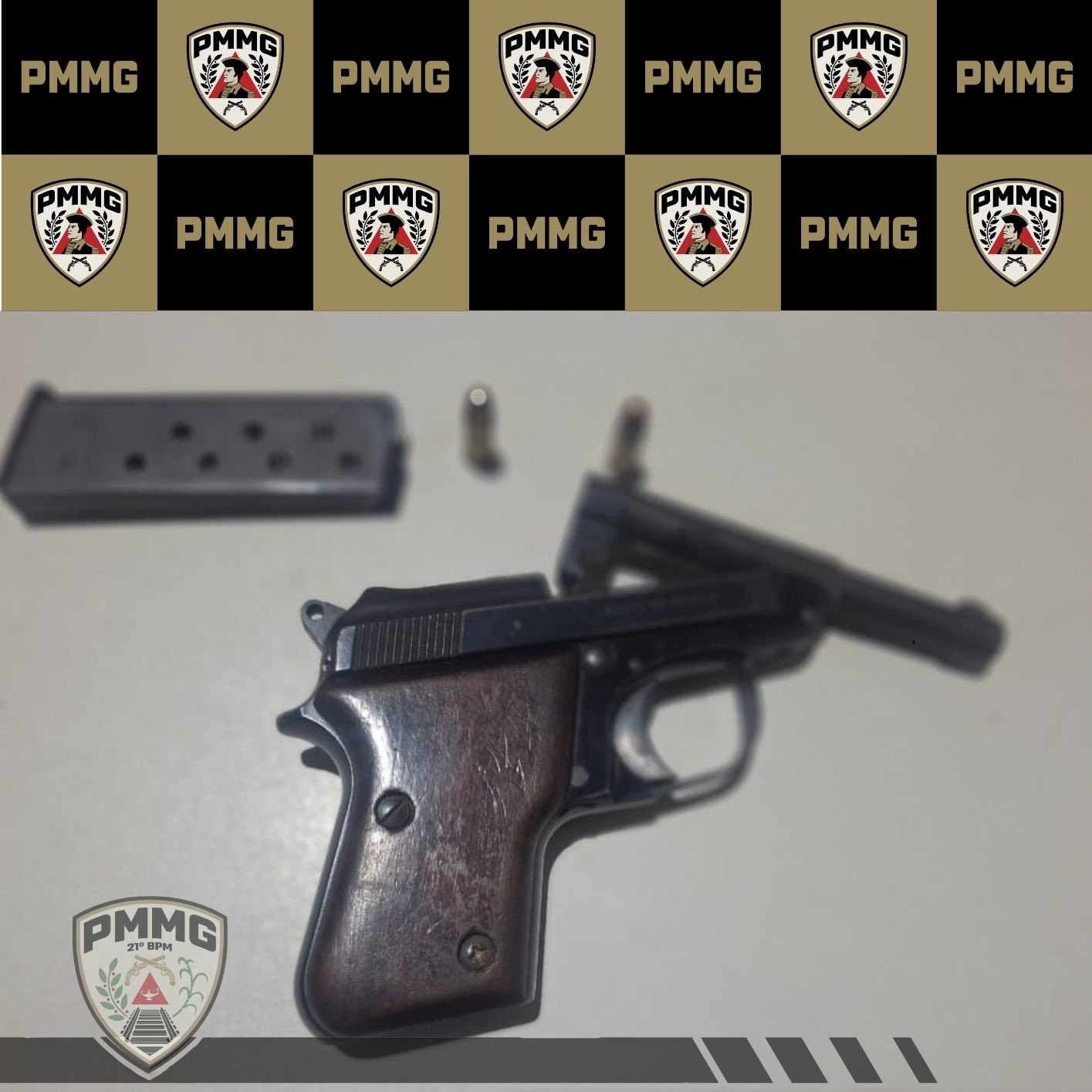 Homem é preso por porte ilegal de arma durante operação da PM em Monte Celeste