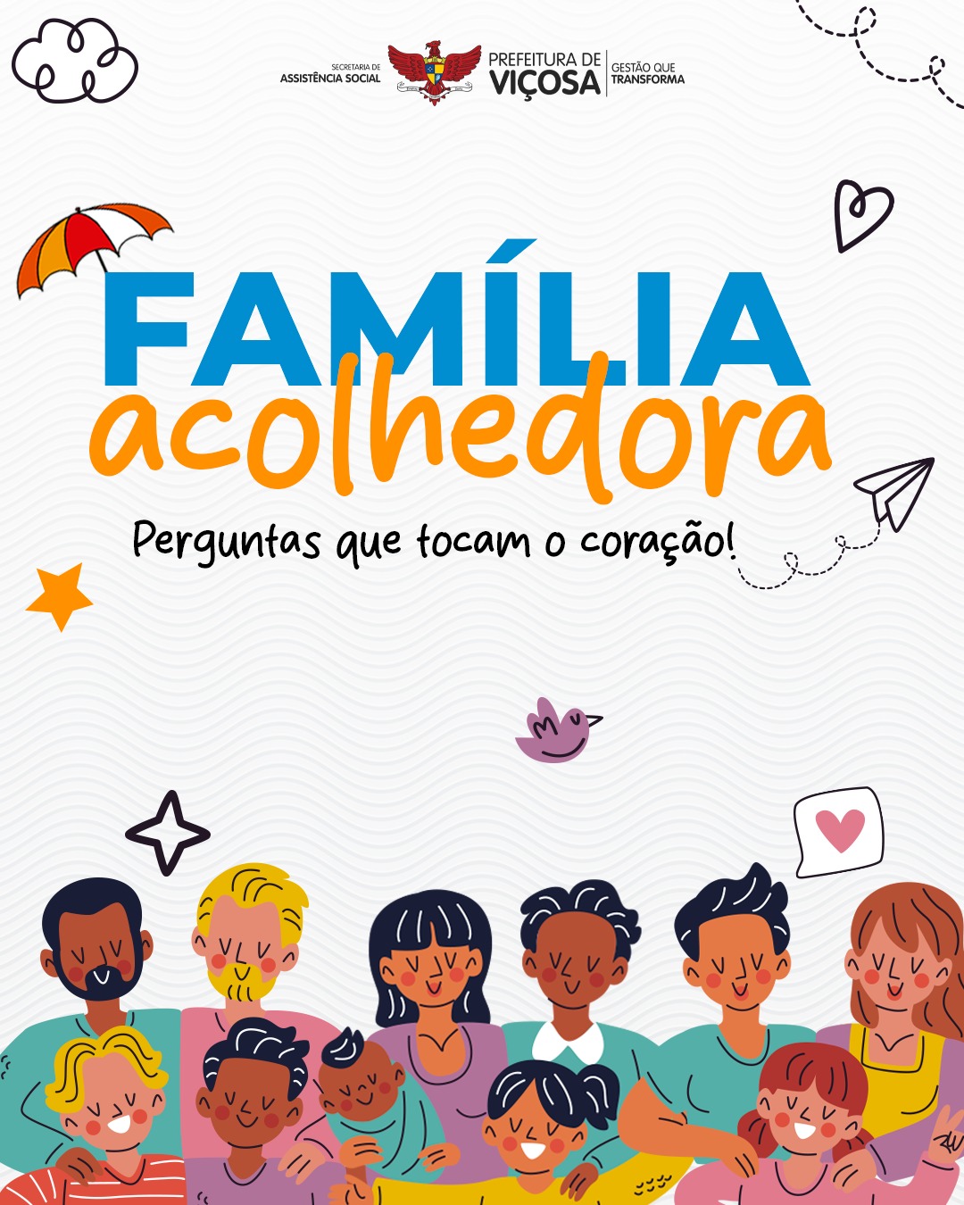 Família Acolhedora oferece cuidado temporário a crianças em Viçosa