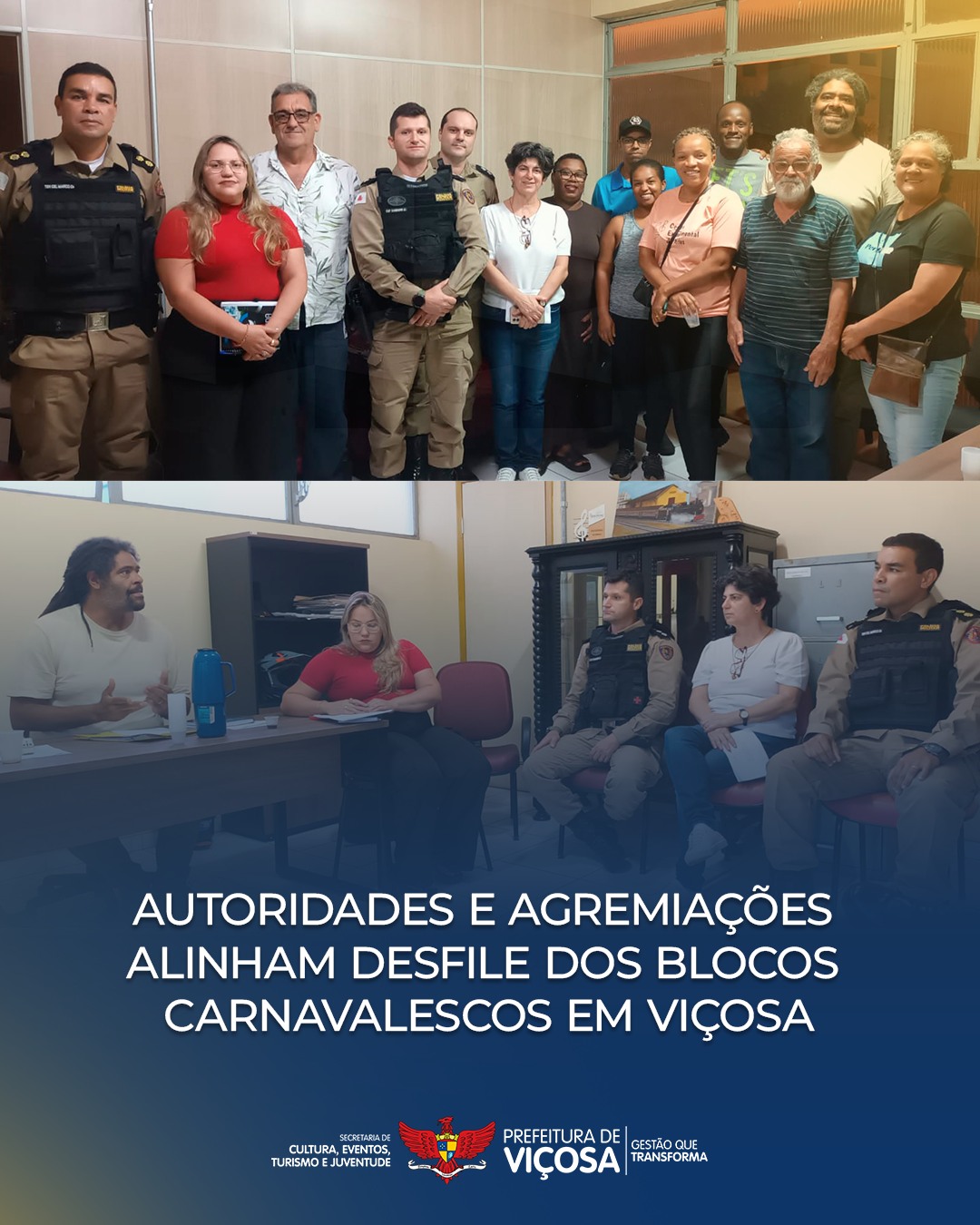 PMV define diretrizes de segurança e logística para desfiles de blocos