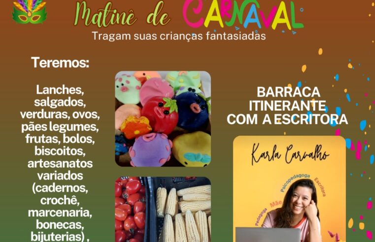 Quintal Solidário realiza edição de Carnaval com feira e programação infantil em Viçosa