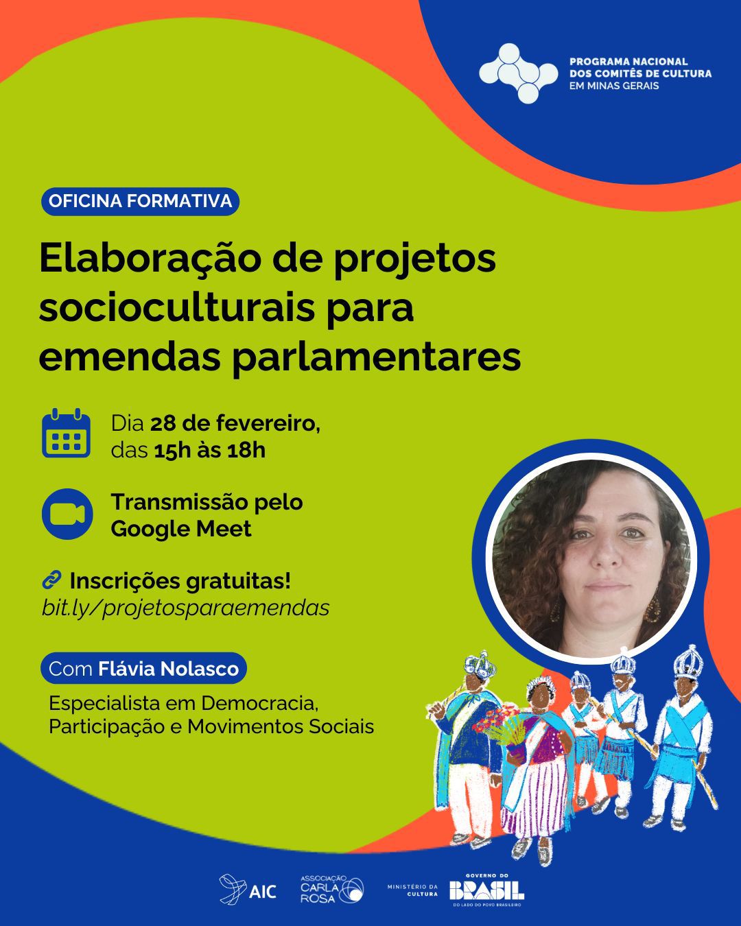 Comitê de Cultura de MG oferece oficina sobre emendas parlamentares