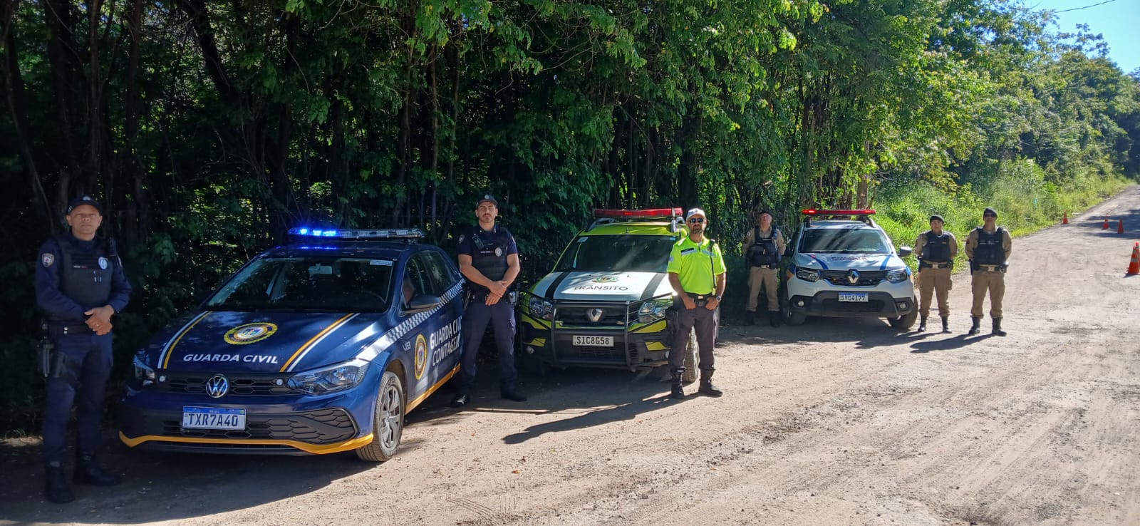 Copasa e Forças de Segurança reforçam segurança na  Vargem das Flores para garantir proteção do manancial