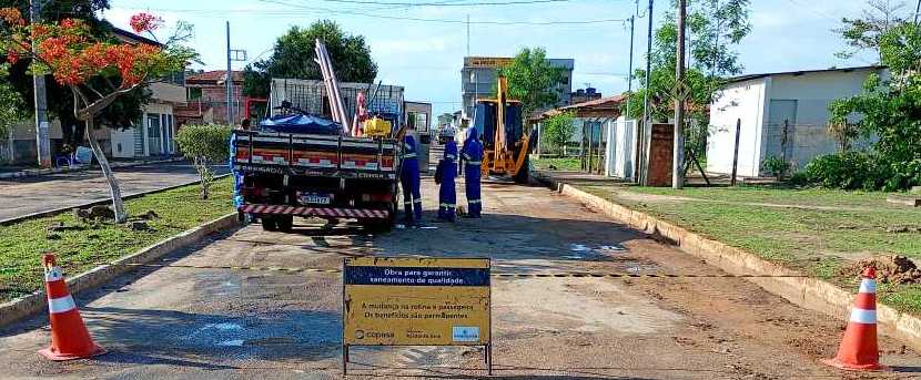 Copasa substitui redes de distribuição para melhorar o abastecimento em Ibiaí