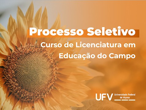 UFV divulga lista da 1ª chamada do curso de Licenciatura em Educação do Campo