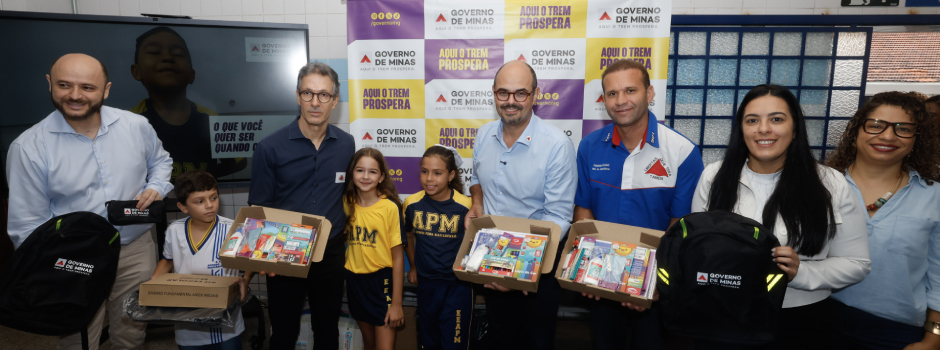 Governo de Minas anuncia entrega inédita de kits escolares para todos os estudantes da rede estadual em 2026