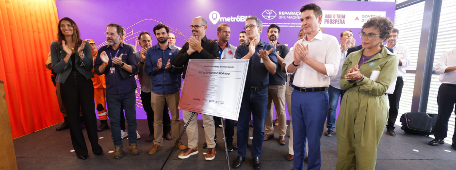 Governo de Minas inaugura estação Novo Eldorado do Metrô da RMBH