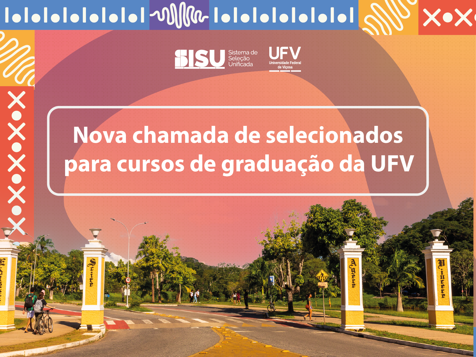 UFV: Divulgada sexta chamada de selecionados para cursos de graduação