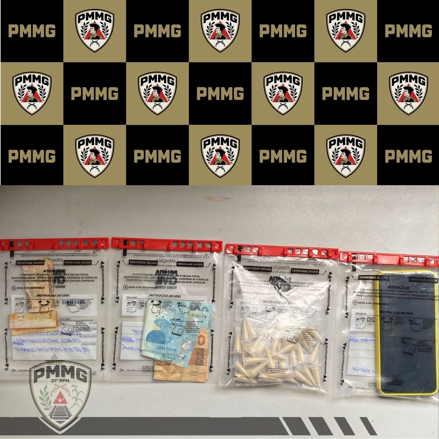 PM prende jovem por tráfico de drogas durante patrulhamento em Ubá