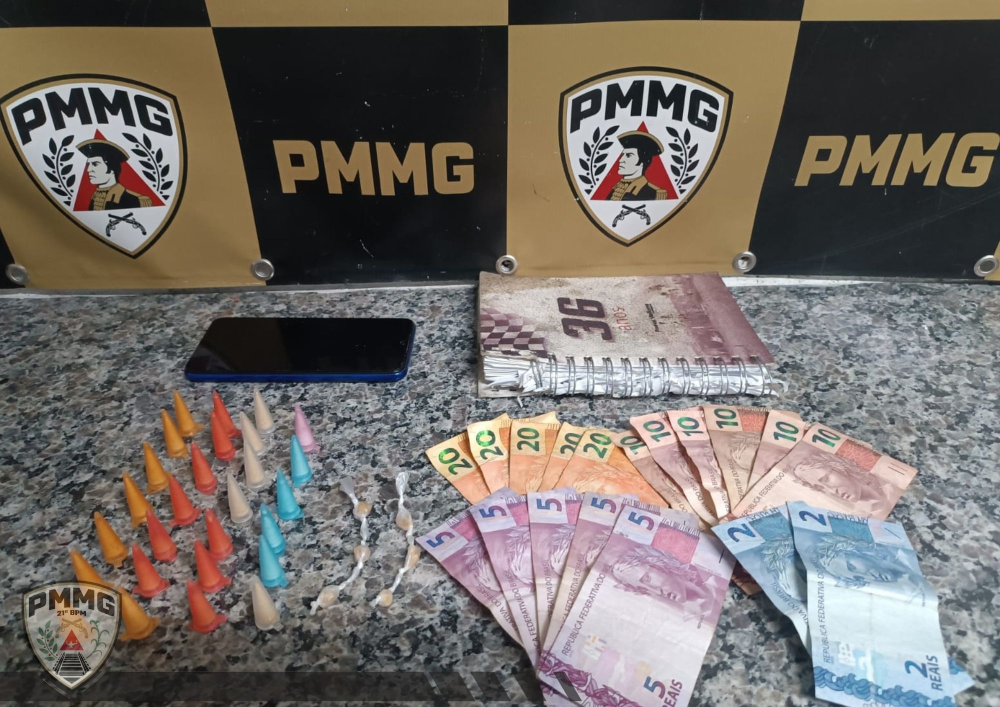 Polícia Militar prende homem por tráfico de drogas no bairro Várzea, em Tocantins