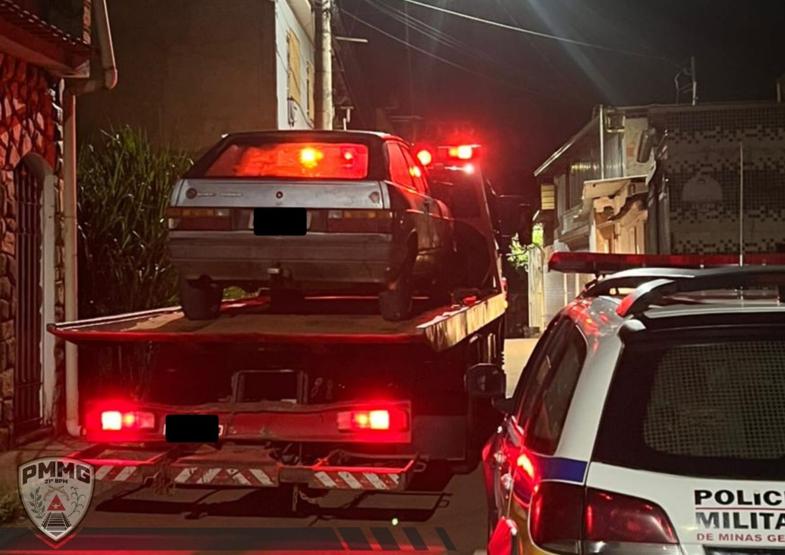 Polícia Militar recupera veículo furtado em Ponte Nova durante ação em Visconde do Rio Branco