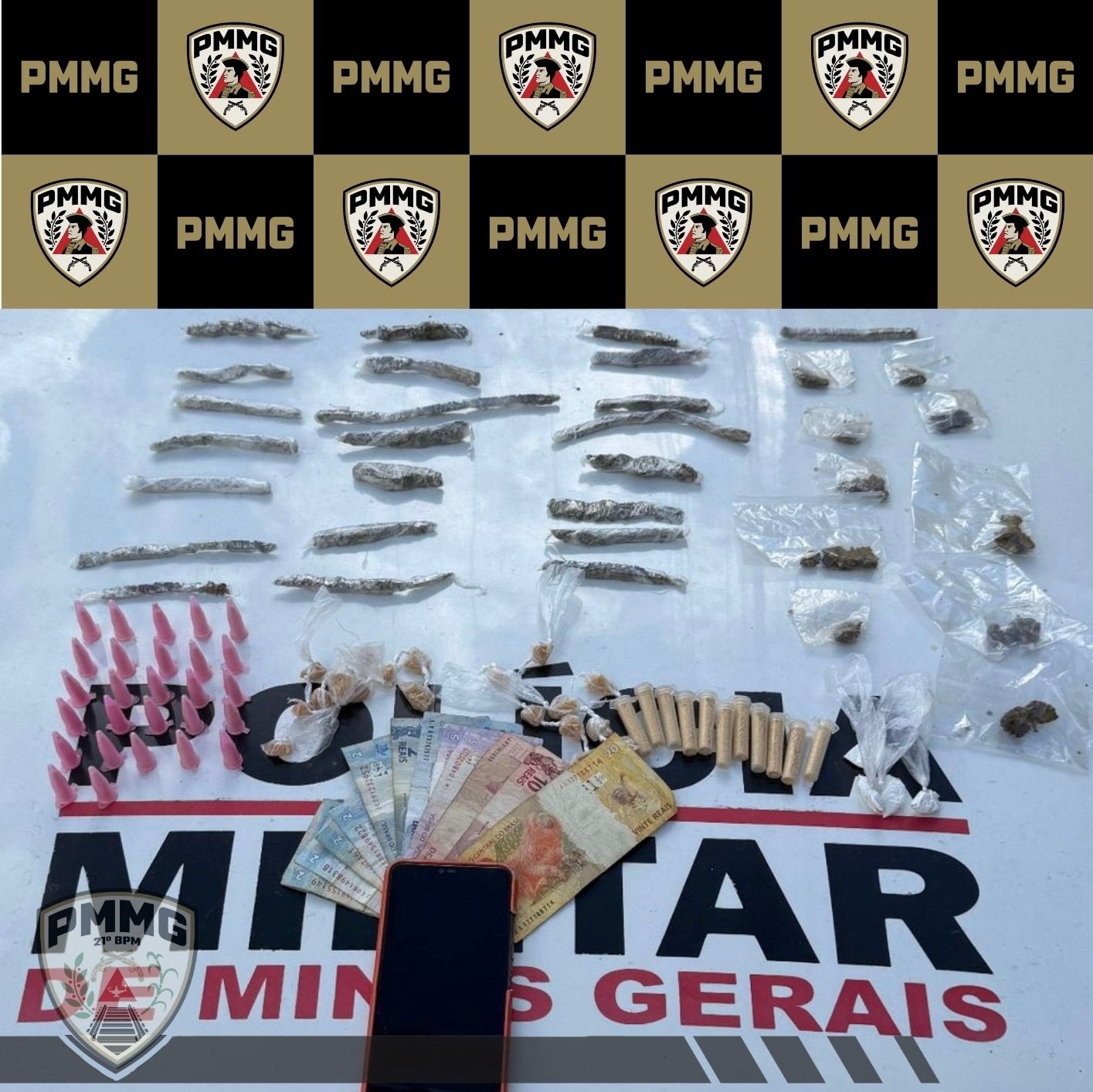 Menor é apreendido por tráfico de drogas no bairro Talma, em Ubá