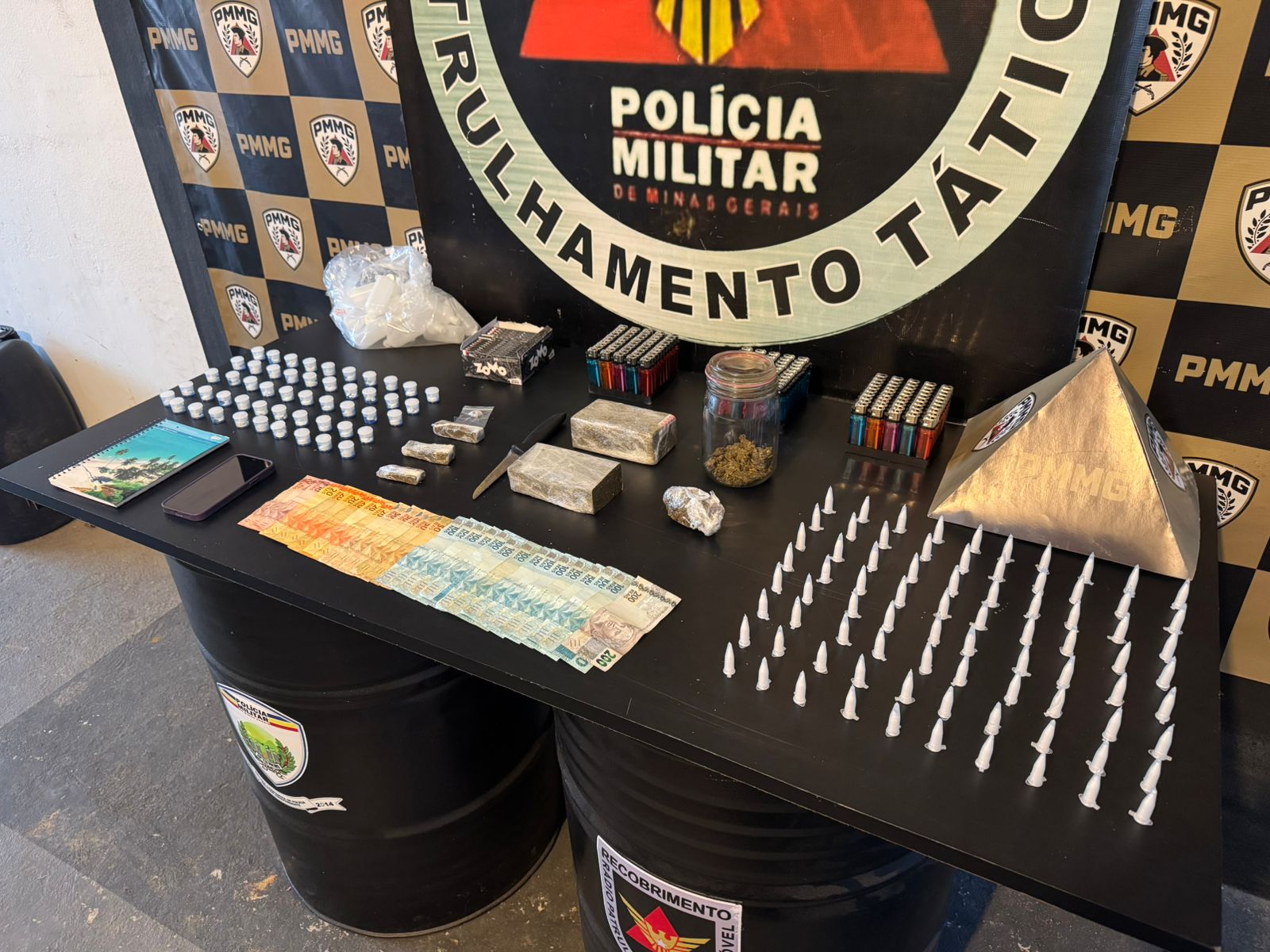 Tático Móvel fecha “Disk-Drogas” no bairro João Brás, em Viçosa