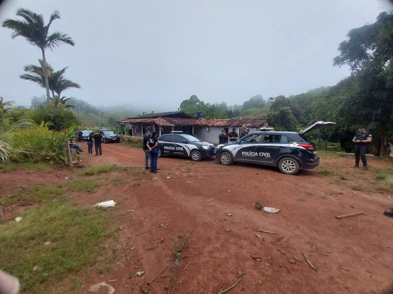 Operação da Polícia Civil resgata bebê de 6 meses na zona rural de Viçosa