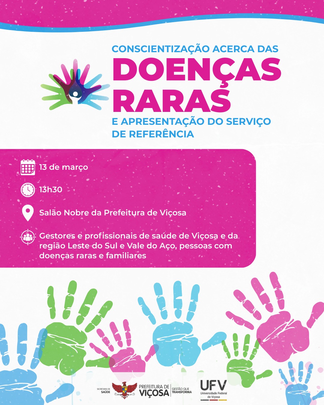 Prefeitura de Viçosa promove encontro para discutir doenças raras e fortalecer rede de atendimento