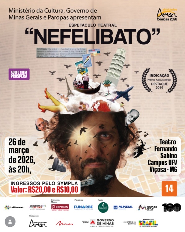 Viçosa: Fernando Sabino recebe o monólogo “Nefelibato”