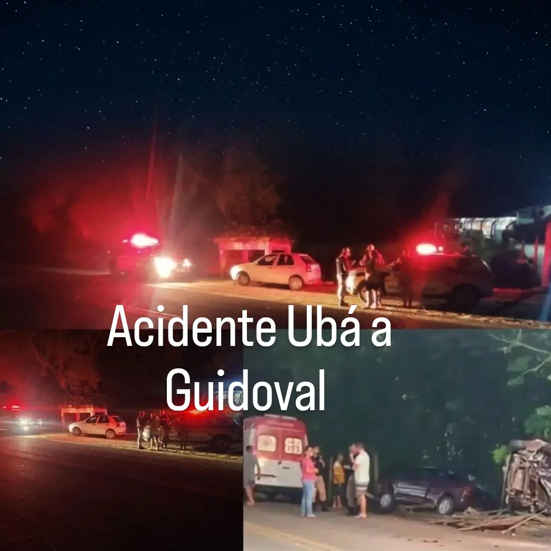Motorista sem habilitação é preso após acidente na MGC-120 entre Guidoval e Ubá