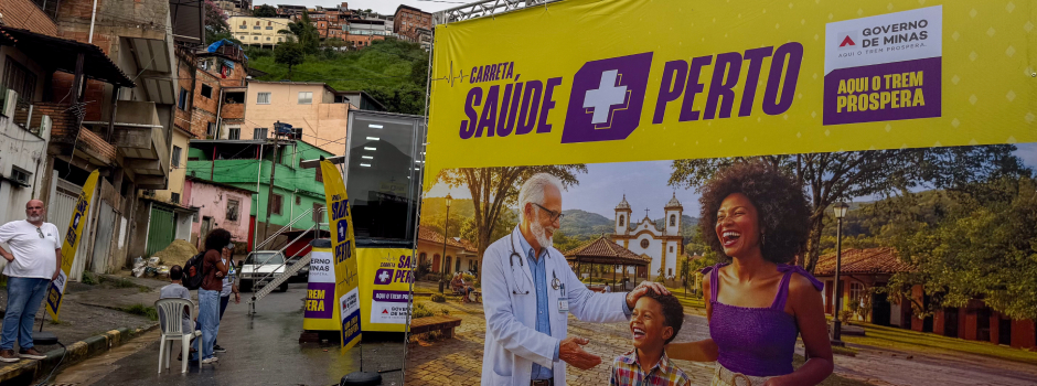 Governo de Minas lança Carreta Saúde Mais Perto para ampliar acesso a consultas e exames em todo o estado