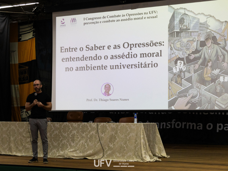 Palestra inicia Congresso de Combate às Opressões na UFV e programação continua ao longo da semana