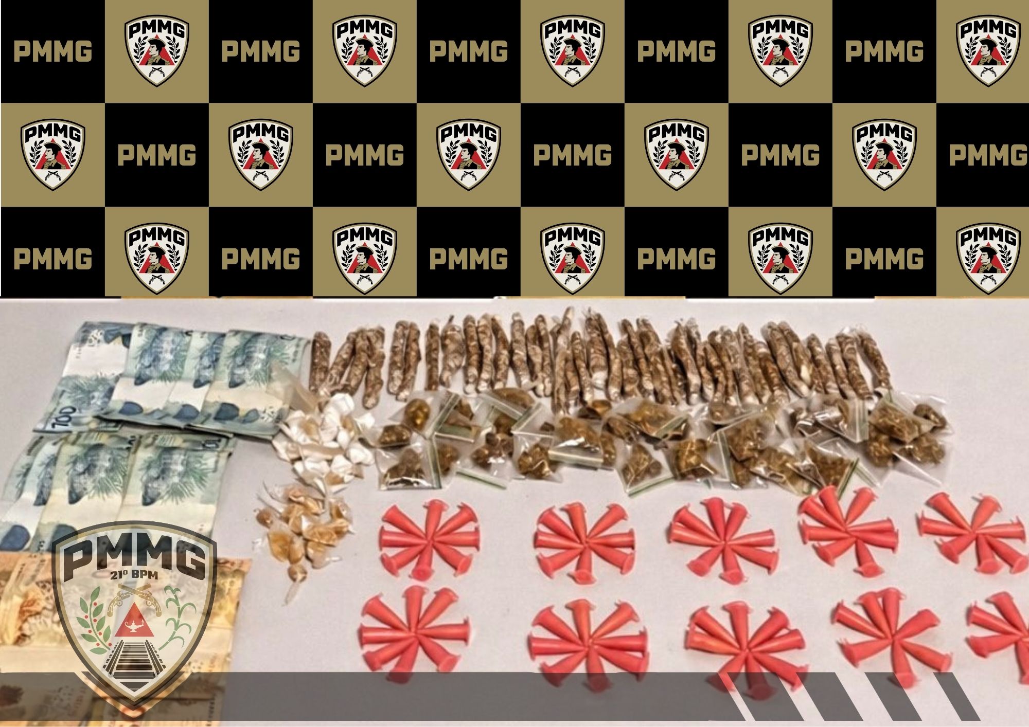 Polícia Militar apreende dois menores por ato infracional ligado ao tráfico de drogas em Ubá