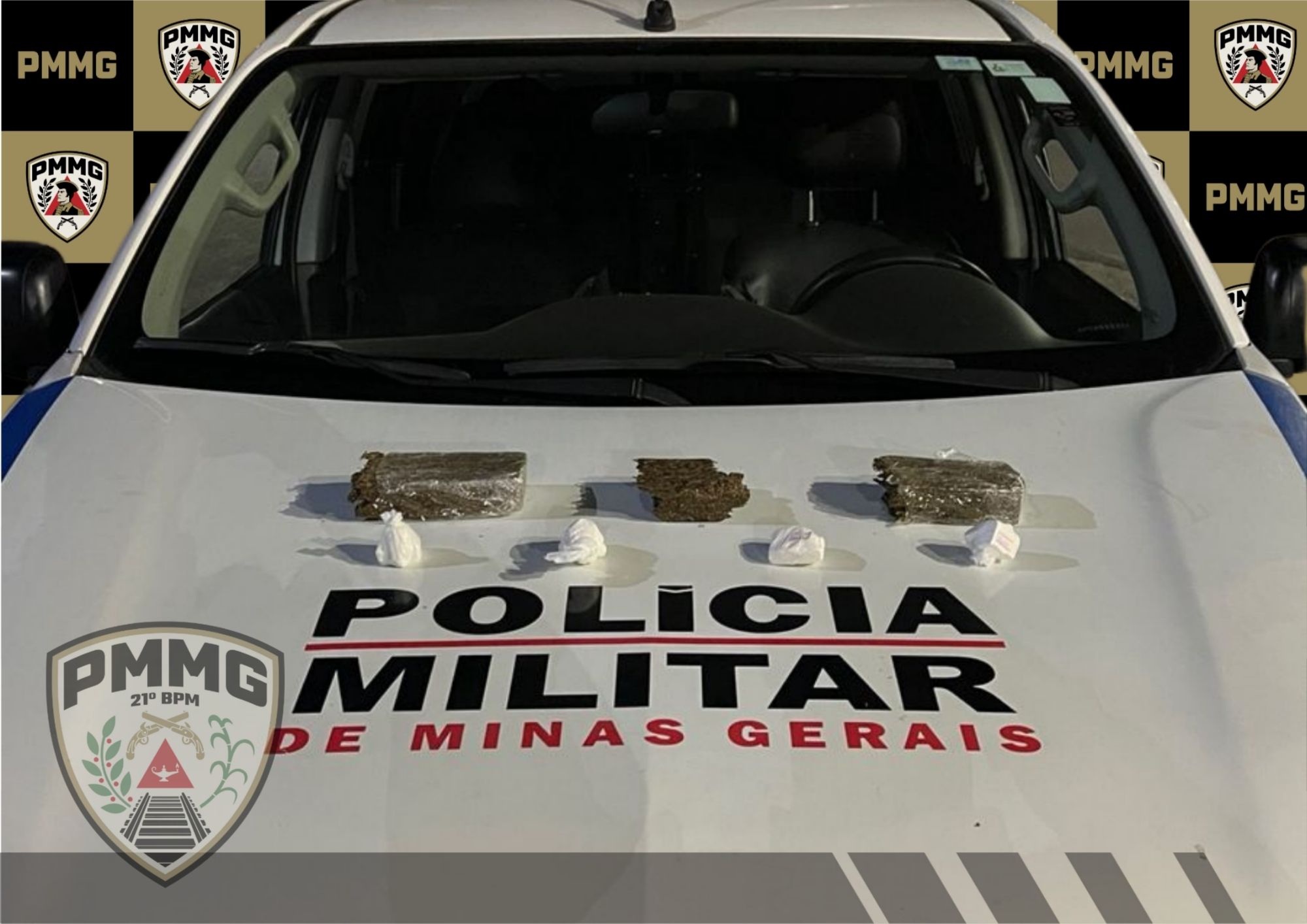 Casal é preso por tráfico de drogas após denúncias em Visconde do Rio Branco