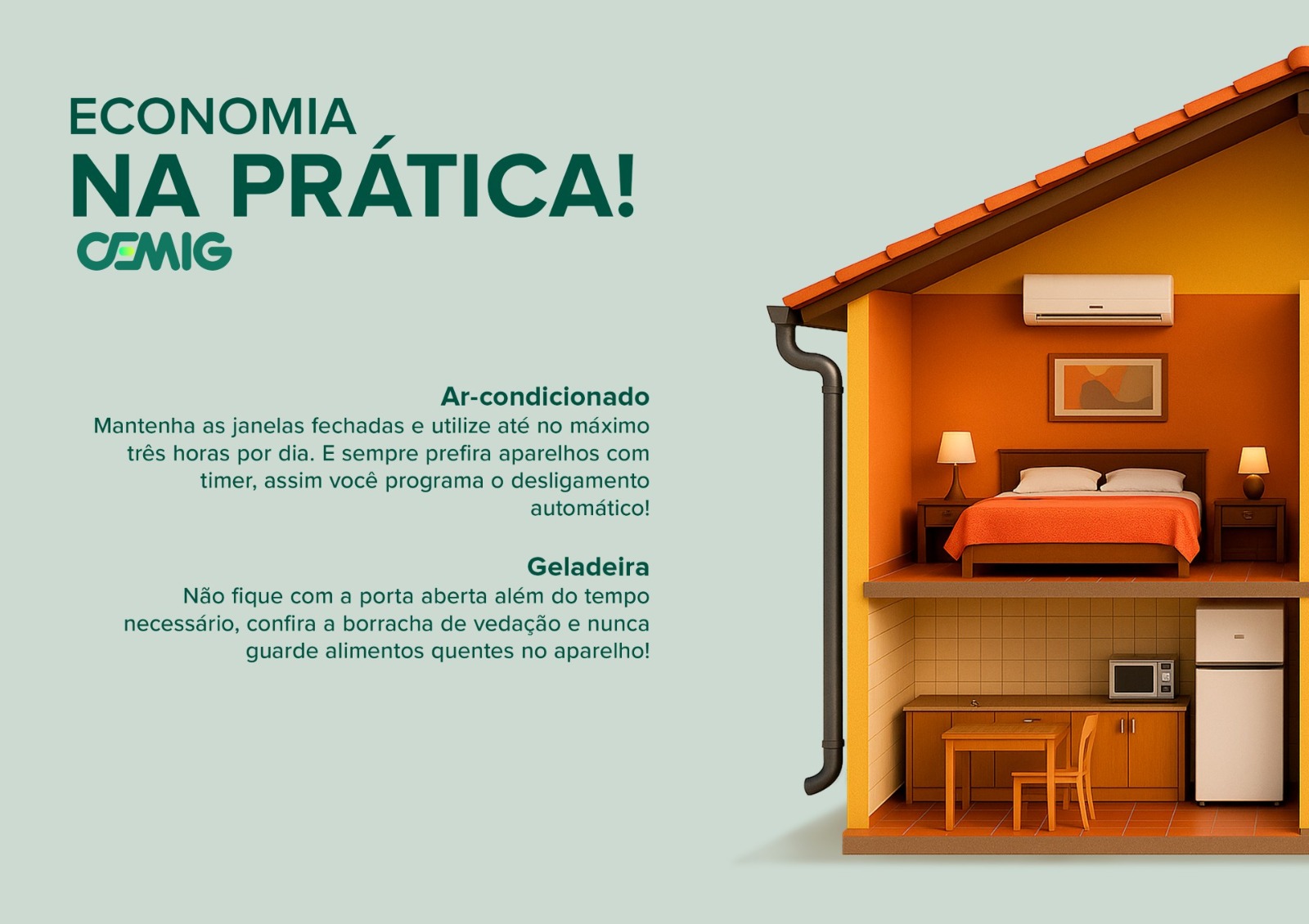 Conta de luz pode cair até 40% com mudanças simples no dia a dia, aponta Cemig