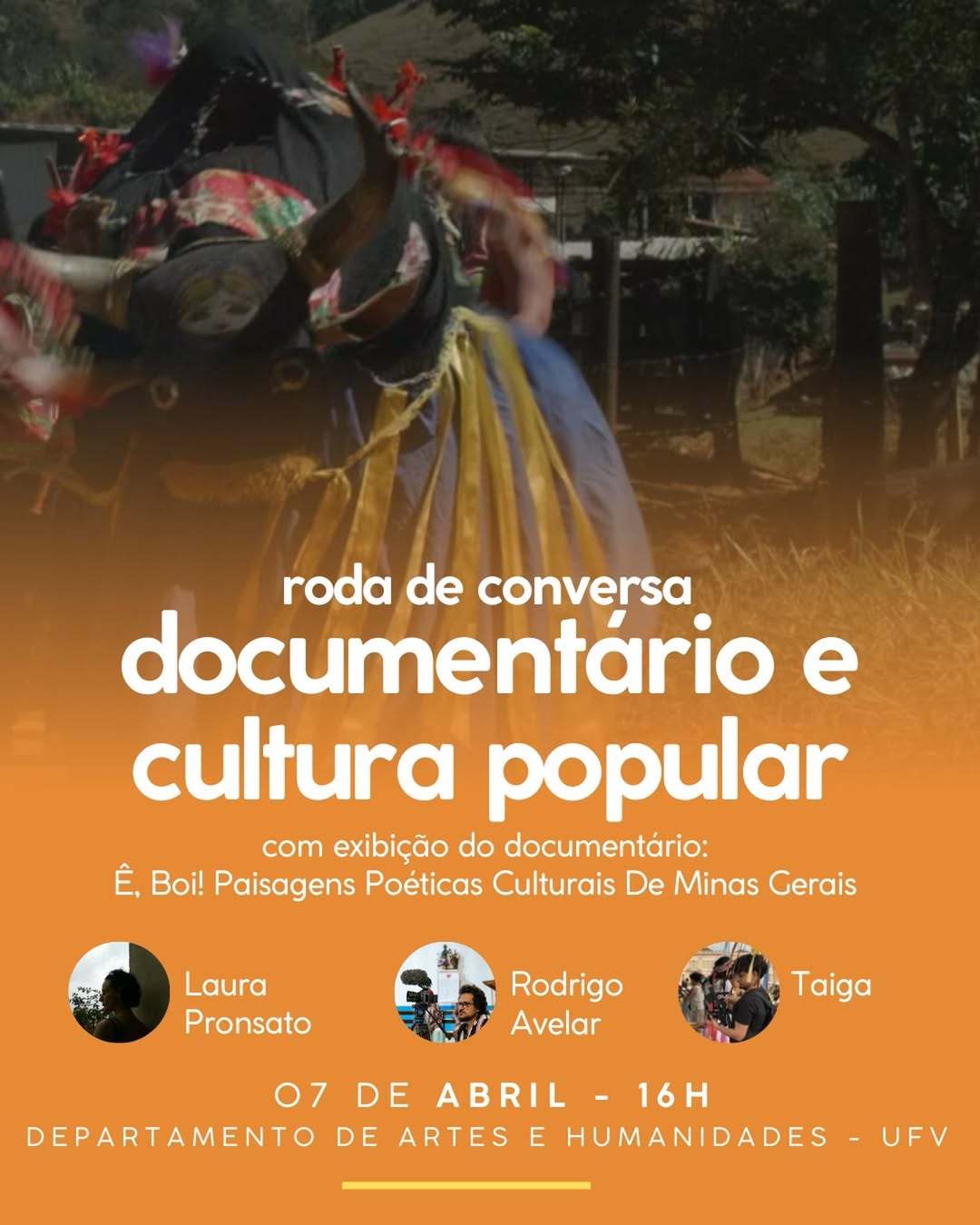 UFV recebe exibição de documentário sobre cultura dos Bois de Minas e promove roda de conversa