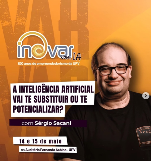 Sérgio Sacani é confirmado como palestrante no Inovar 2026 em Viçosa