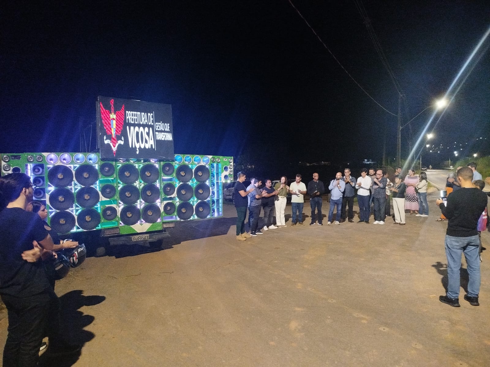 Prefeitura realizou inauguração da 1ª etapa da iluminação em São José do Triunfo