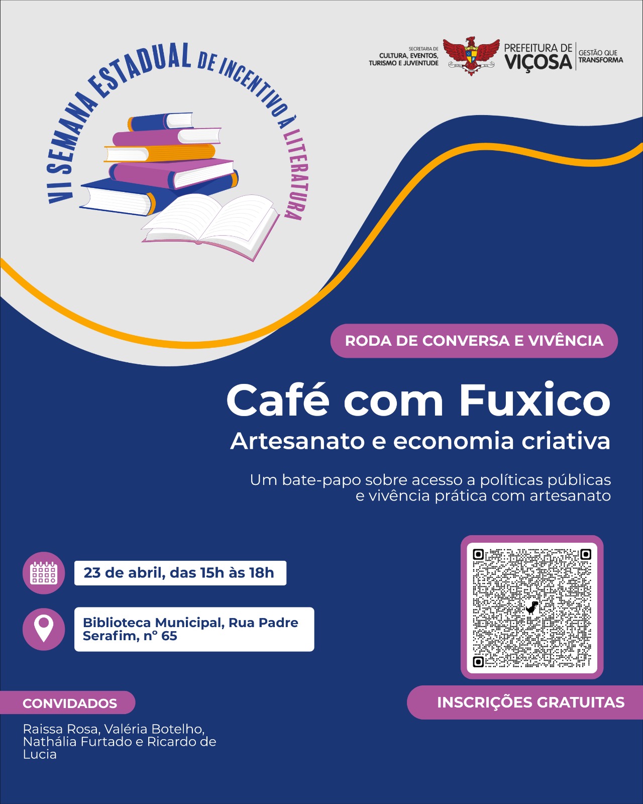 Prefeitura de Viçosa promove “Café com Fuxico” com foco em artesanato e economia criativa
