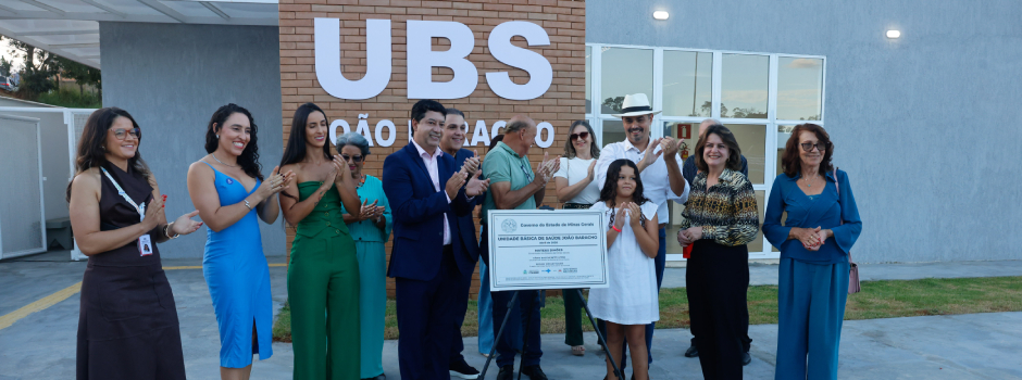 Governo de Minas entrega obras de Unidade Básica de Saúde em Santo Antônio do Itambé