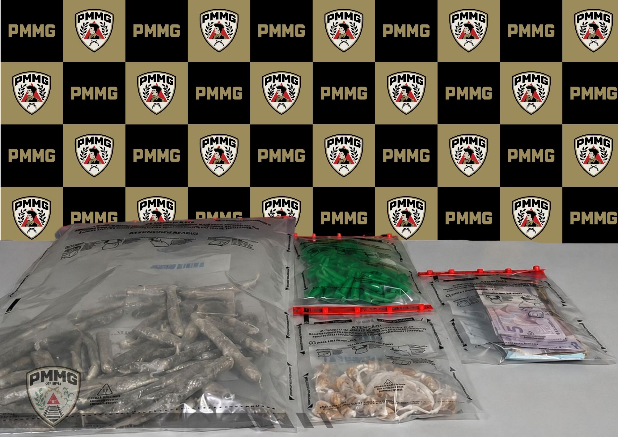Operação da PM resulta em prisão por tráfico de drogas no bairro Talma, em Ubá
