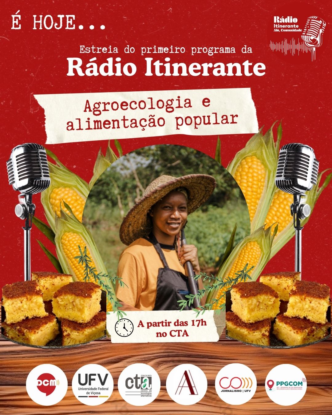 Rádio Itinerante estreia programa sobre agroecologia e alimentação popular em Viçosa