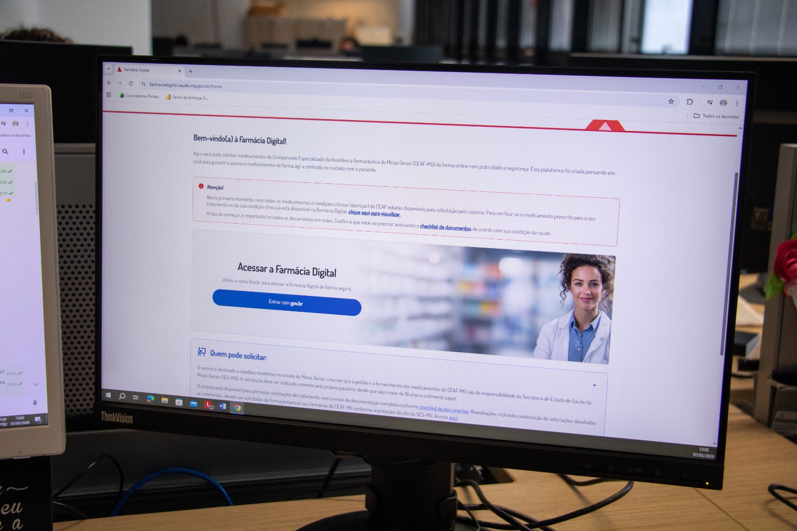 Governo de Minas lança Farmácia Digital para facilitar pedido de medicamentos especializados