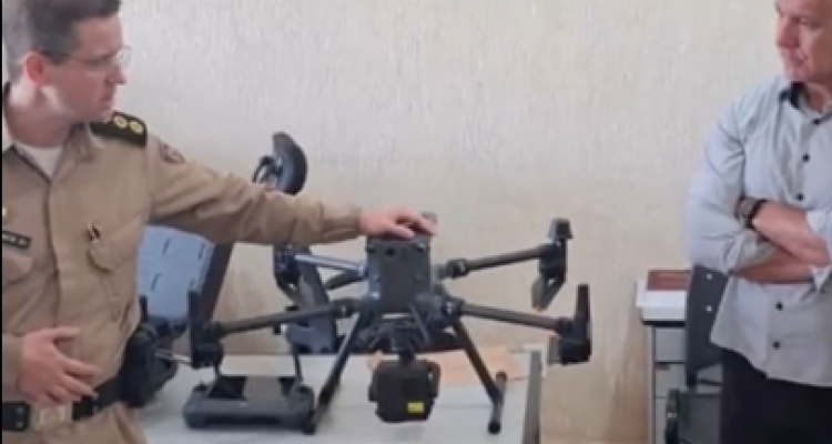 PM recebe drone para reforçar ações de policiamento em Ubá e região