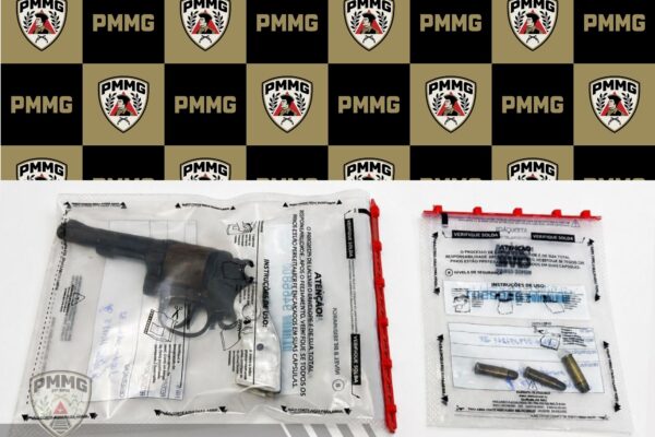 Polícia Militar prende homem com arma de fogo e mandado em aberto em Visconde do Rio Branco
