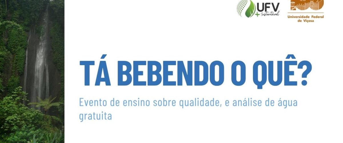 Projeto da universidade promove evento sobre qualidade da água